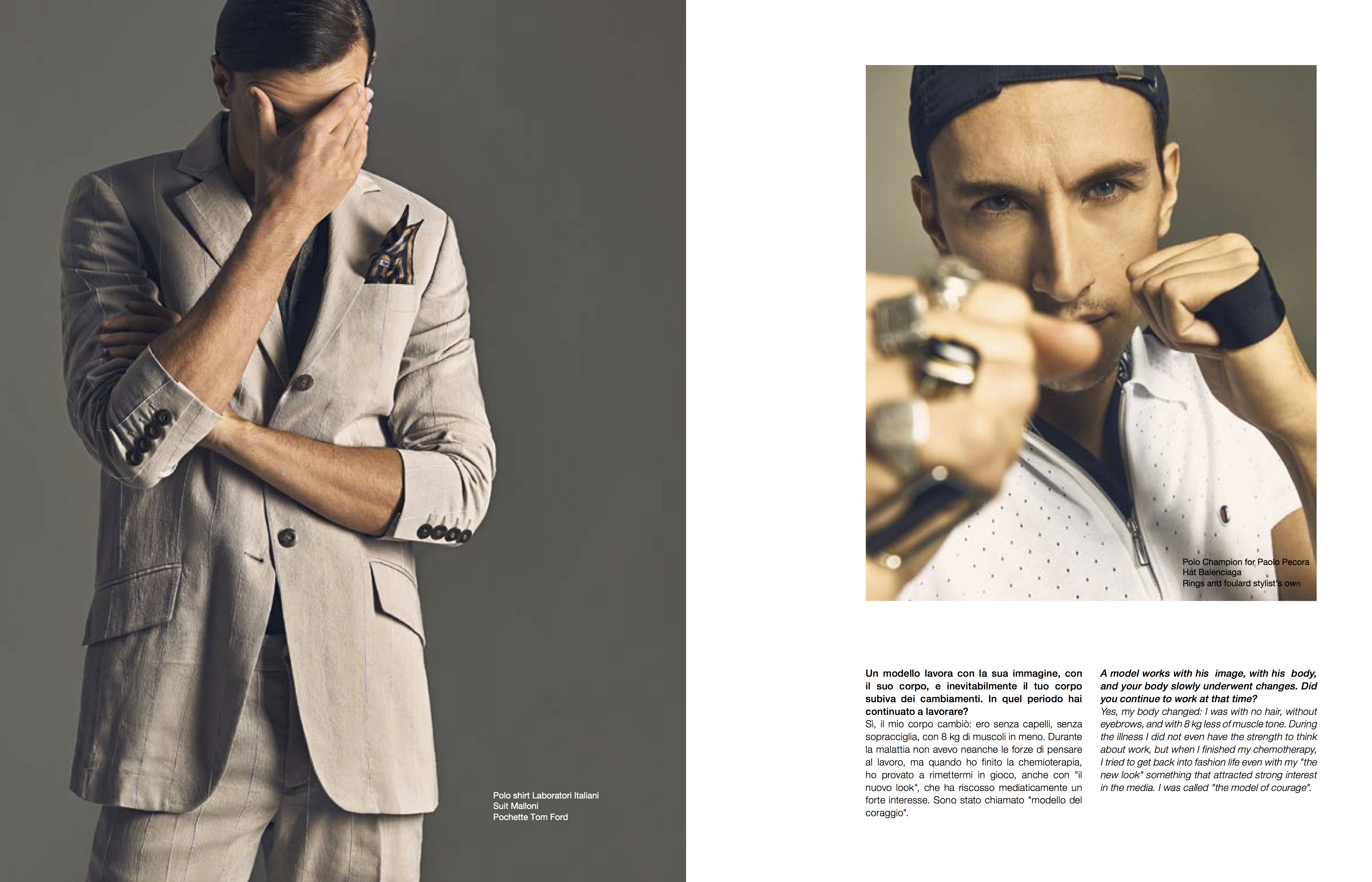 Emiliano Conte Fashion Stylist Reborn Interview Editorial For Spaghettimag Starring Fausto Di Pino Photo By Eugenio D Orio